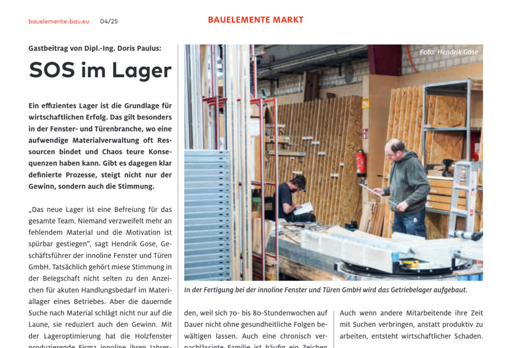 SOS im Lager